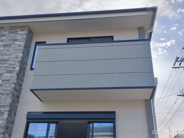 千葉県松戸市小金原1丁目の新築戸建て外構写真 2026年1月14日撮影