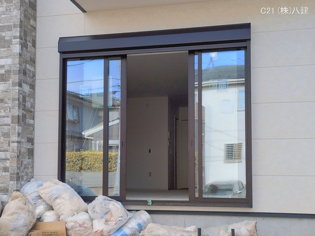 千葉県松戸市小金原1丁目の新築戸建て外構写真 2026年1月14日撮影