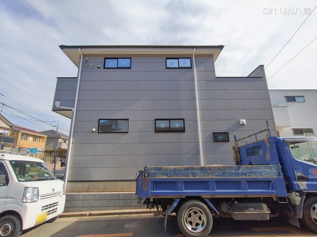 千葉県松戸市小金原1丁目の新築戸建て外構写真 2026年1月14日撮影