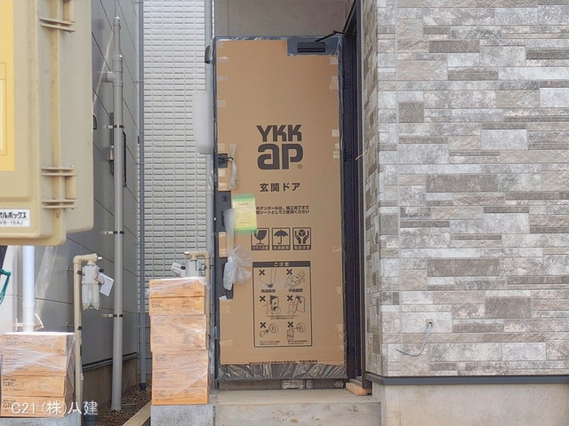 千葉県松戸市小金原1丁目の新築戸建て外構写真 2026年1月14日撮影