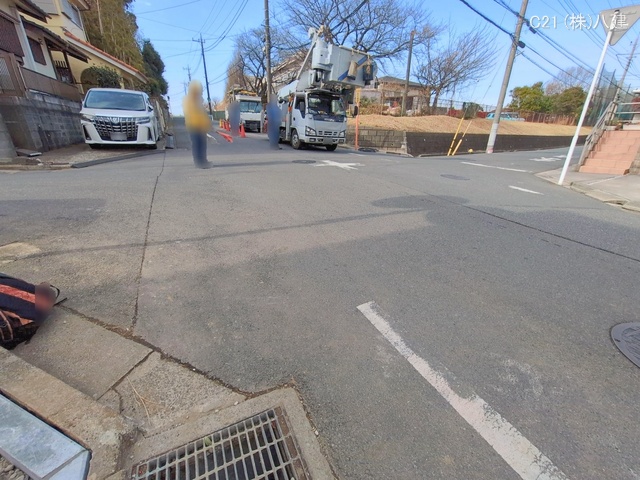 千葉県松戸市小金原1丁目の新築戸建て外構写真 2026年1月14日撮影