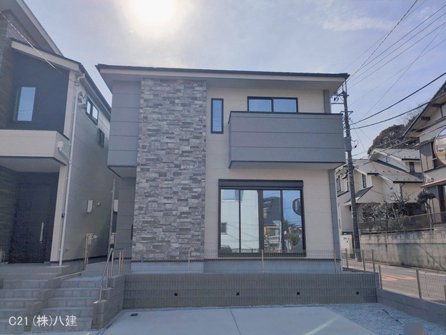 千葉県松戸市小金原1丁目の新築戸建て完成写真 2026年2月4日撮影