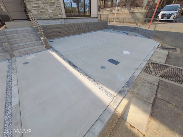 千葉県松戸市小金原1丁目の新築戸建て完成写真 2026年2月4日撮影