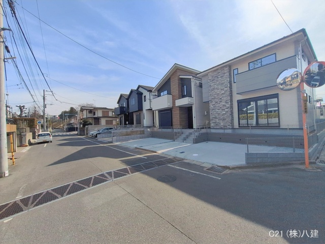 千葉県松戸市小金原1丁目の新築戸建て完成写真 2026年2月4日撮影