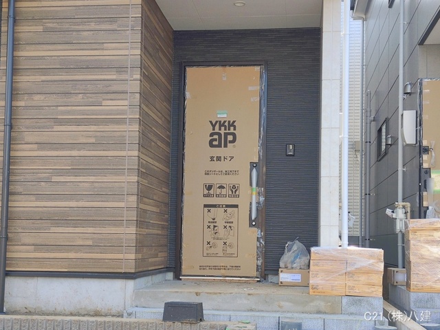 千葉県松戸市小金原１丁目の新築戸建て外構写真 2026年1月14日撮影