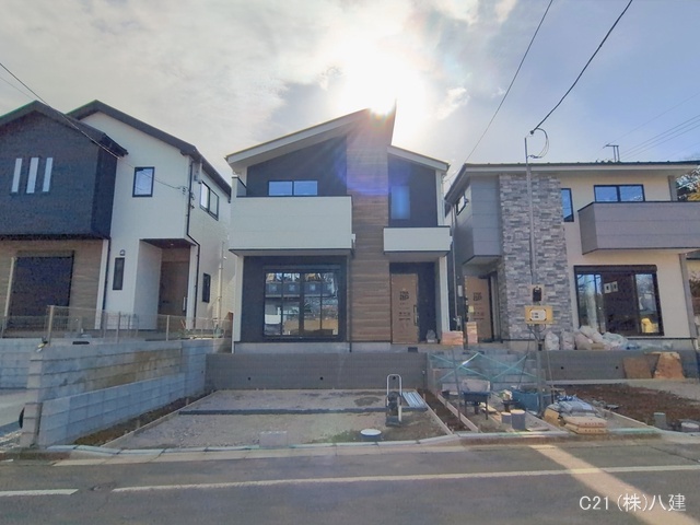 千葉県松戸市小金原１丁目の新築戸建て外構写真 2026年1月14日撮影