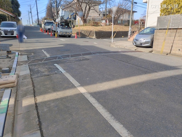 千葉県松戸市小金原１丁目の新築戸建て外構写真 2026年1月14日撮影