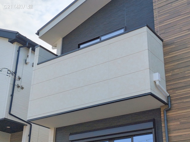 千葉県松戸市小金原１丁目の新築戸建て外構写真 2026年1月14日撮影