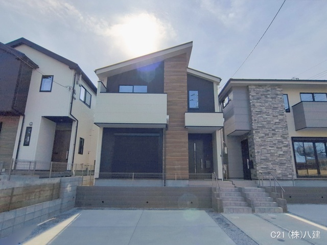 千葉県松戸市小金原１丁目の新築戸建て完成写真 2026年2月4日撮影