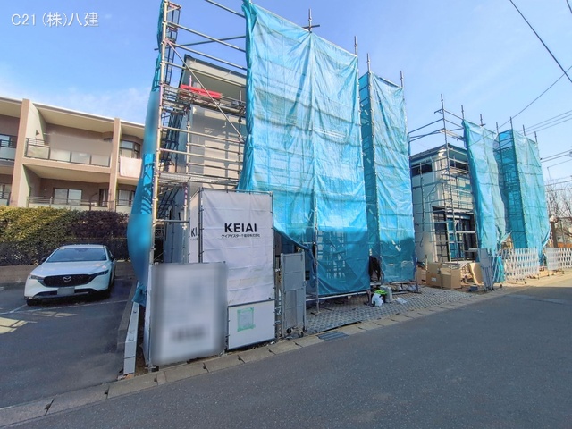 千葉県松戸市胡録台の新築戸建てシート写真 2026年1月14日撮影