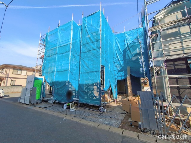 千葉県松戸市胡録台の新築戸建てシート写真 2026年1月14日撮影