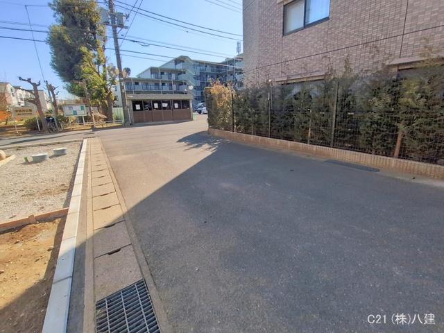 千葉県松戸市胡録台の新築戸建て外構写真 2026年2月3日撮影