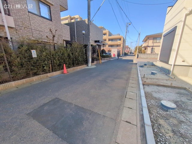 千葉県松戸市胡録台の新築戸建て外構写真 2026年2月3日撮影