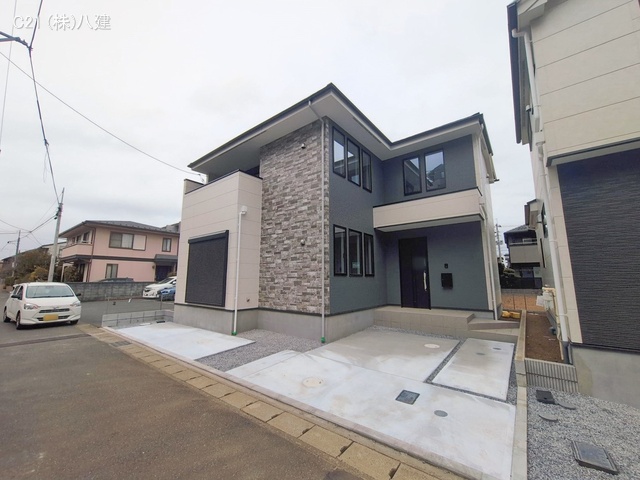 千葉県松戸市胡録台の新築戸建て外構写真 2026年2月23日撮影