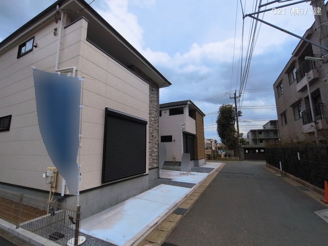 千葉県松戸市胡録台の新築戸建て外構写真 2026年3月17日撮影