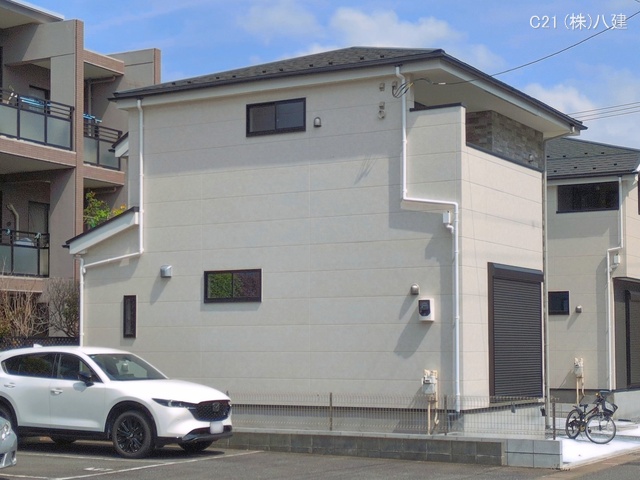 千葉県松戸市胡録台の新築戸建て完成写真 2026年4月13日撮影
