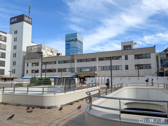 JR「松戸」駅　距離1800m