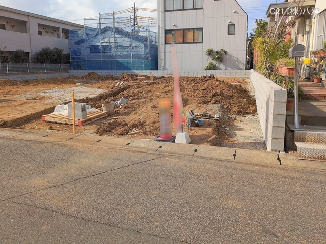 千葉県松戸市緑ケ丘２丁目の新築戸建て更地・土地写真 2026年1月18日撮影
