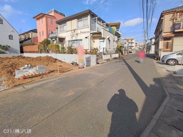 千葉県松戸市緑ケ丘２丁目の新築戸建て更地・土地写真 2026年1月18日撮影