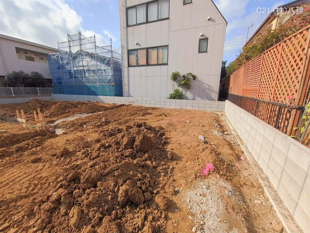 千葉県松戸市緑ケ丘２丁目の新築戸建て更地・土地写真 2026年1月18日撮影