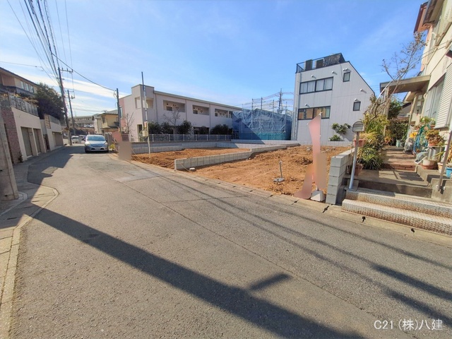 千葉県松戸市緑ケ丘２丁目の新築戸建て更地・土地写真 2026年2月5日撮影