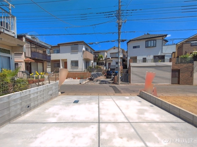 千葉県松戸市緑ケ丘２丁目の新築戸建て完成写真 2026年5月12日撮影