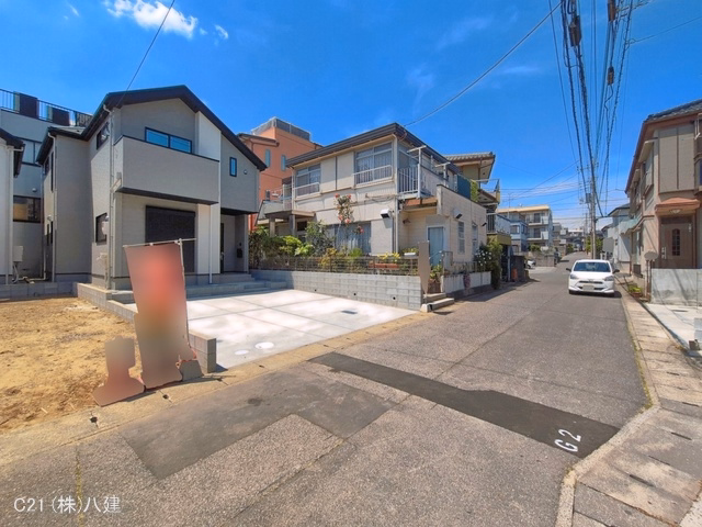 千葉県松戸市緑ケ丘２丁目の新築戸建て完成写真 2026年5月12日撮影