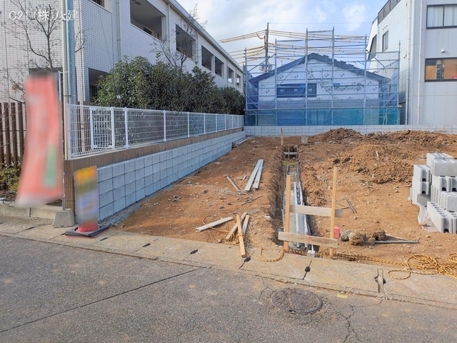 千葉県松戸市緑ケ丘２丁目の新築戸建て更地・土地写真 2026年1月18日撮影