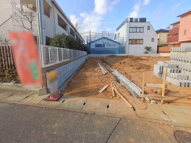 千葉県松戸市緑ケ丘２丁目の新築戸建て更地・土地写真 2026年1月18日撮影