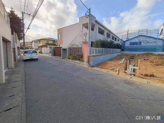 千葉県松戸市緑ケ丘２丁目の新築戸建て更地・土地写真 2026年1月18日撮影