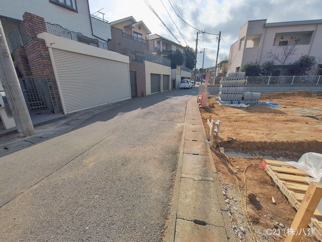 千葉県松戸市緑ケ丘２丁目の新築戸建て更地・土地写真 2026年1月18日撮影