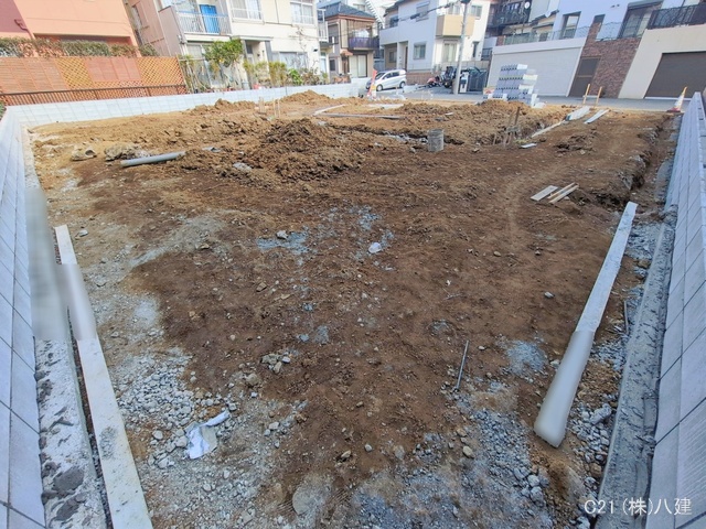 千葉県松戸市緑ケ丘２丁目の新築戸建て更地・土地写真 2026年1月18日撮影