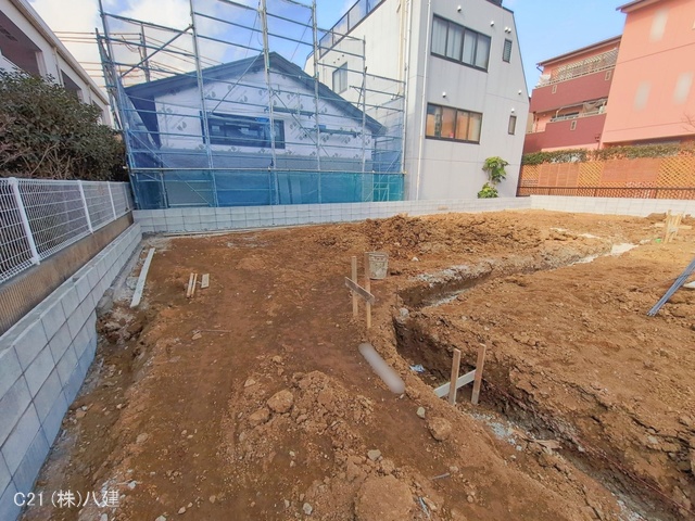 千葉県松戸市緑ケ丘２丁目の新築戸建て更地・土地写真 2026年1月18日撮影