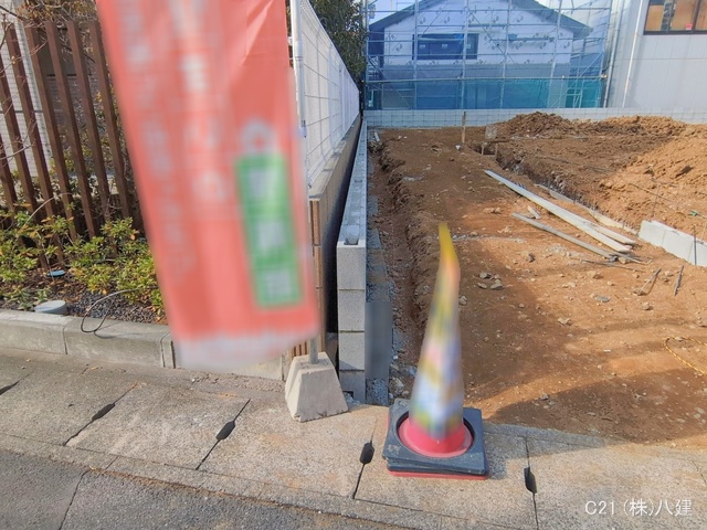 千葉県松戸市緑ケ丘２丁目の新築戸建て更地・土地写真 2026年1月18日撮影