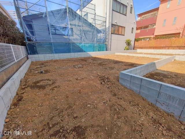 千葉県松戸市緑ケ丘２丁目の新築戸建て更地・土地写真 2026年2月5日撮影