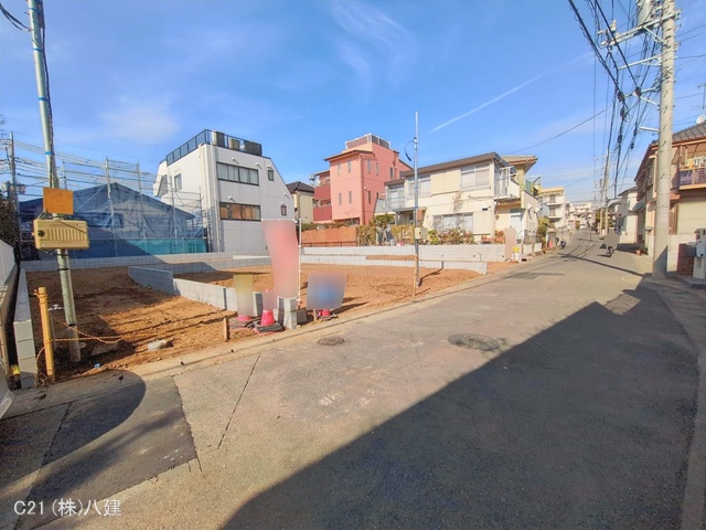 千葉県松戸市緑ケ丘２丁目の新築戸建て更地・土地写真 2026年2月5日撮影