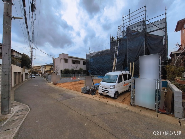 千葉県松戸市緑ケ丘２丁目の新築戸建てシート写真 2026年3月17日撮影