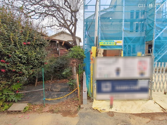 千葉県柏市豊住１丁目の新築戸建て上棟写真 2026年1月18日撮影