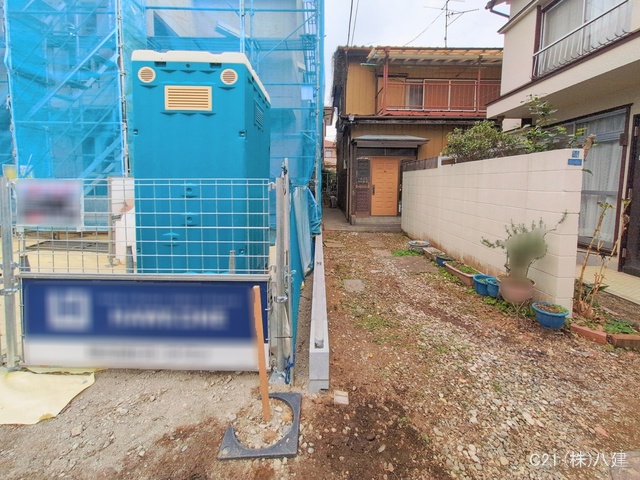 千葉県柏市豊住１丁目の新築戸建て上棟写真 2026年1月18日撮影