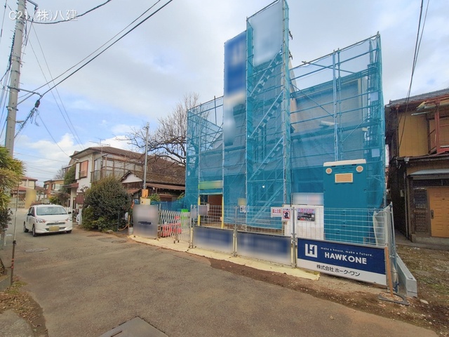 千葉県柏市豊住１丁目の新築戸建て上棟写真 2026年1月18日撮影