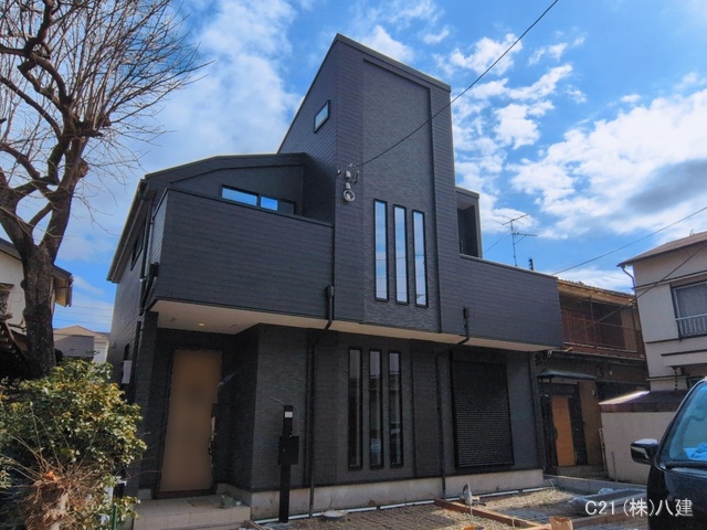 千葉県柏市豊住１丁目の新築戸建て外構写真 2026年3月8日撮影