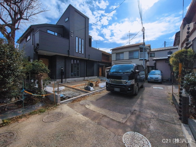 千葉県柏市豊住１丁目の新築戸建て外構写真 2026年3月8日撮影