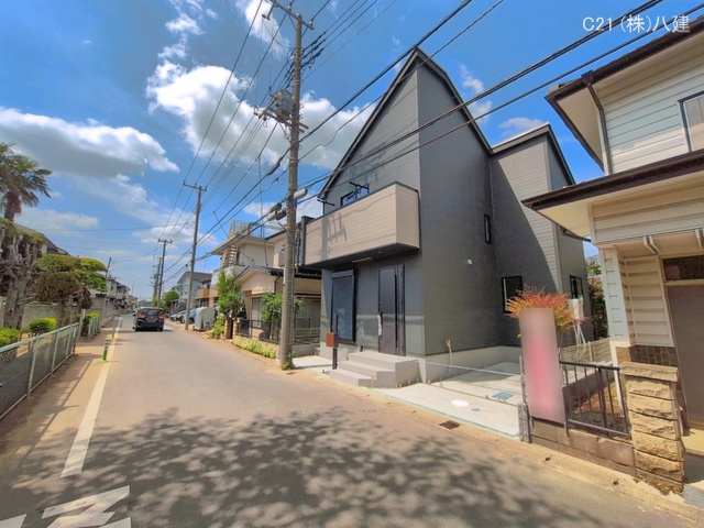 千葉県流山市美原３丁目の新築戸建て外構写真 2026年4月19日撮影