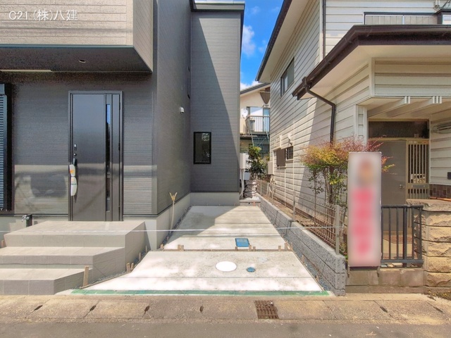 千葉県流山市美原３丁目の新築戸建て外構写真 2026年4月19日撮影