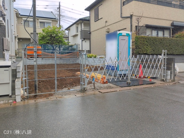 千葉県流山市松ケ丘４丁目の新築戸建て更地・土地写真 2026年3月30日撮影