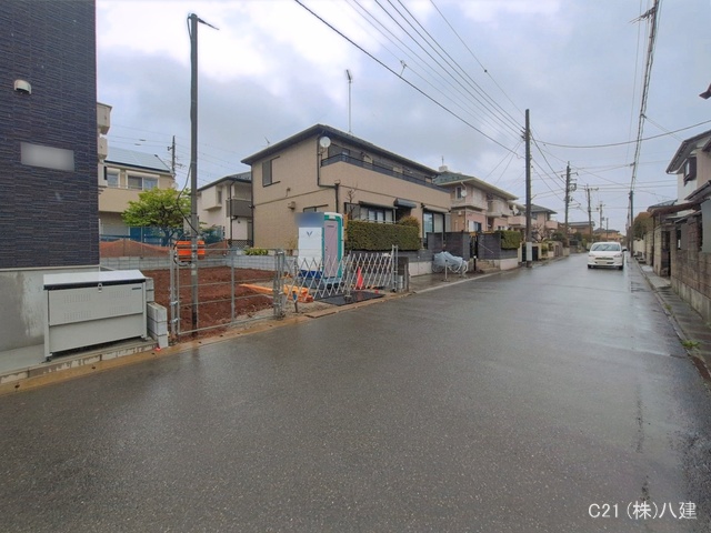 千葉県流山市松ケ丘４丁目の新築戸建て更地・土地写真 2026年3月30日撮影
