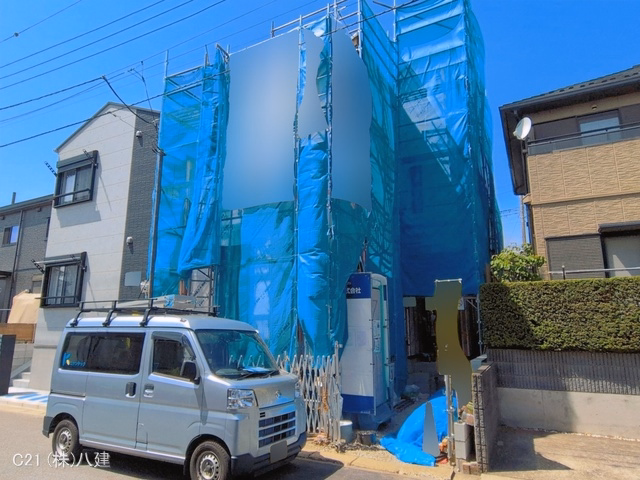 千葉県流山市松ケ丘４丁目の新築戸建てシート写真 2026年5月18日撮影