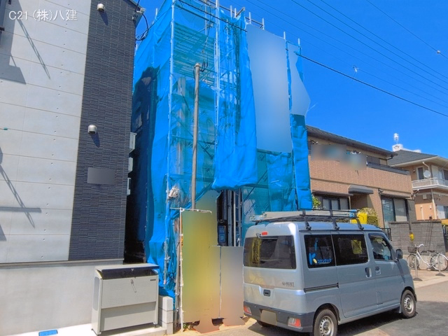千葉県流山市松ケ丘４丁目の新築戸建てシート写真 2026年5月18日撮影