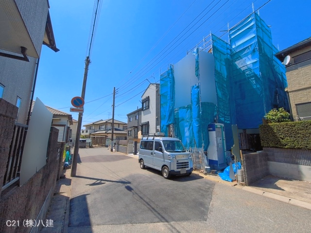 千葉県流山市松ケ丘４丁目の新築戸建てシート写真 2026年5月18日撮影