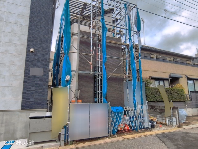 千葉県流山市松ケ丘４丁目の新築戸建て外構写真 2026年6月14日撮影